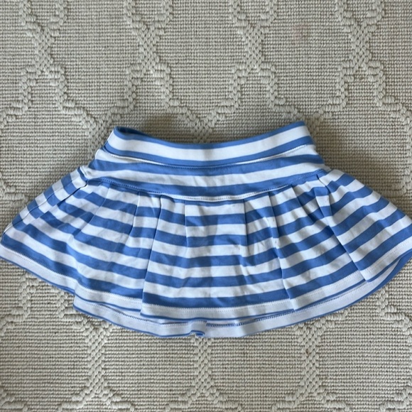 Classic Prep Childrenswear blue and white stripe skirt - Picture 1 of 4